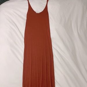 Rust Babaton Artizia maxi dress